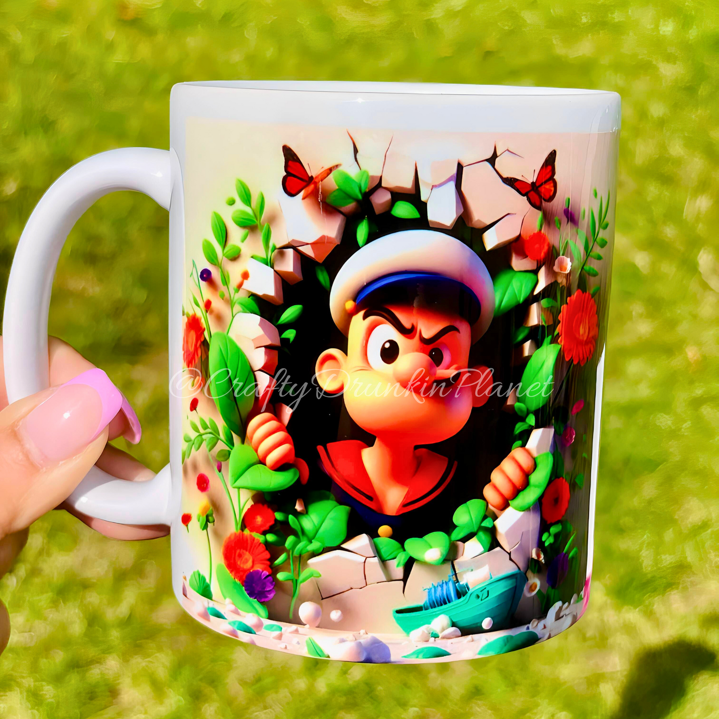 Popeye Character Mug