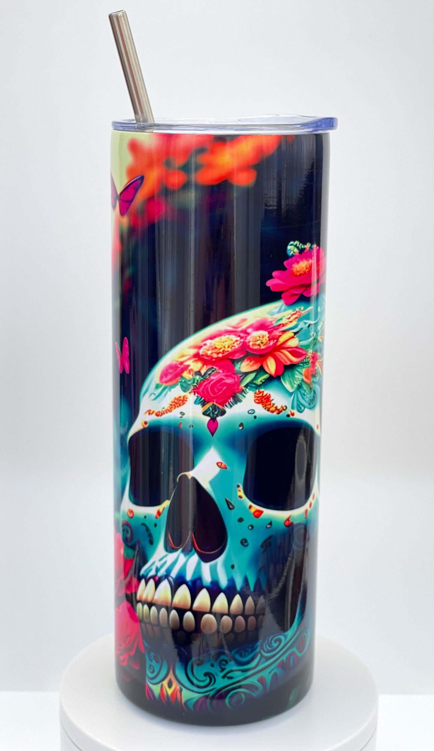 Skull Flurries - Tumbler