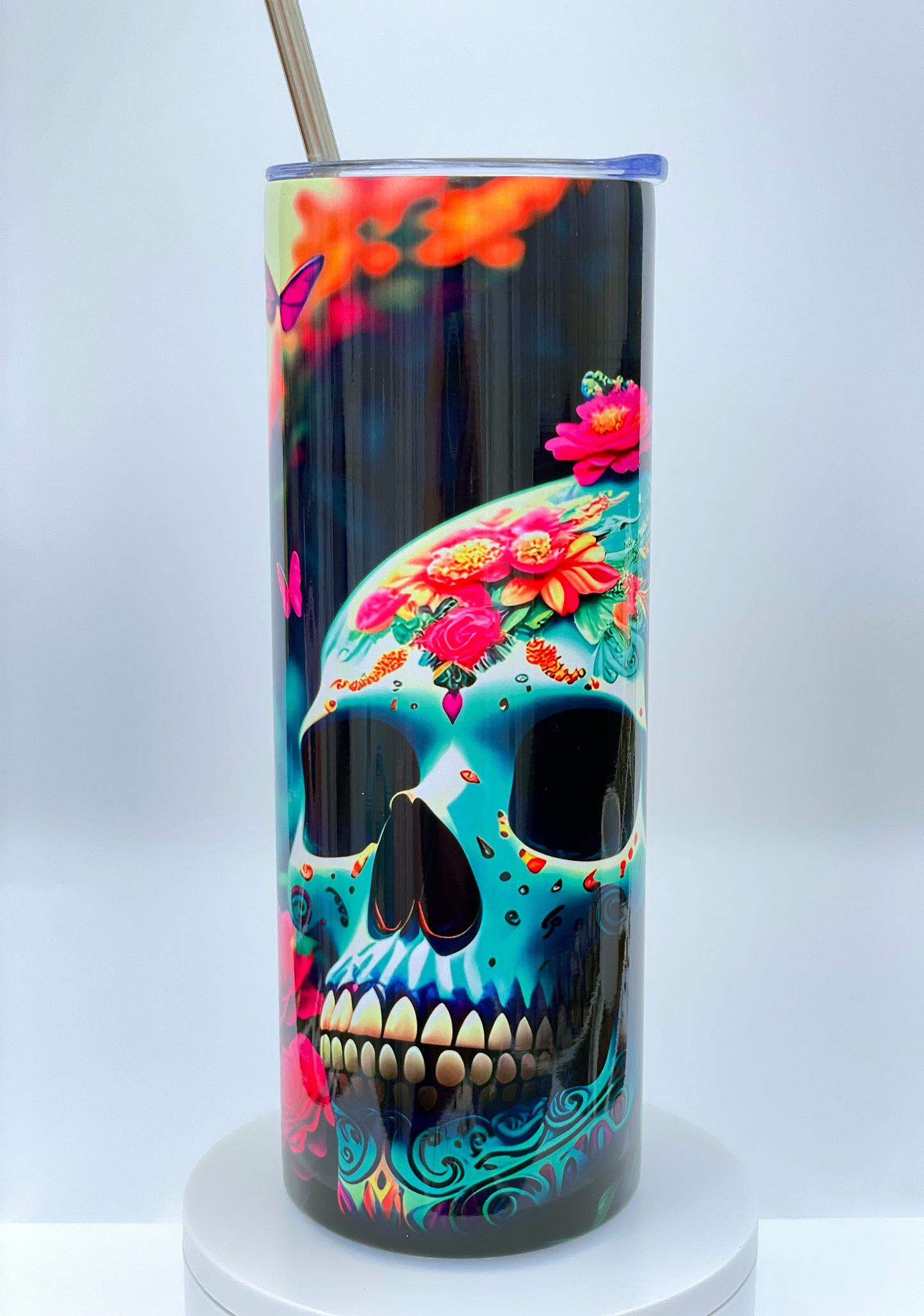 Skull Flurries - Tumbler