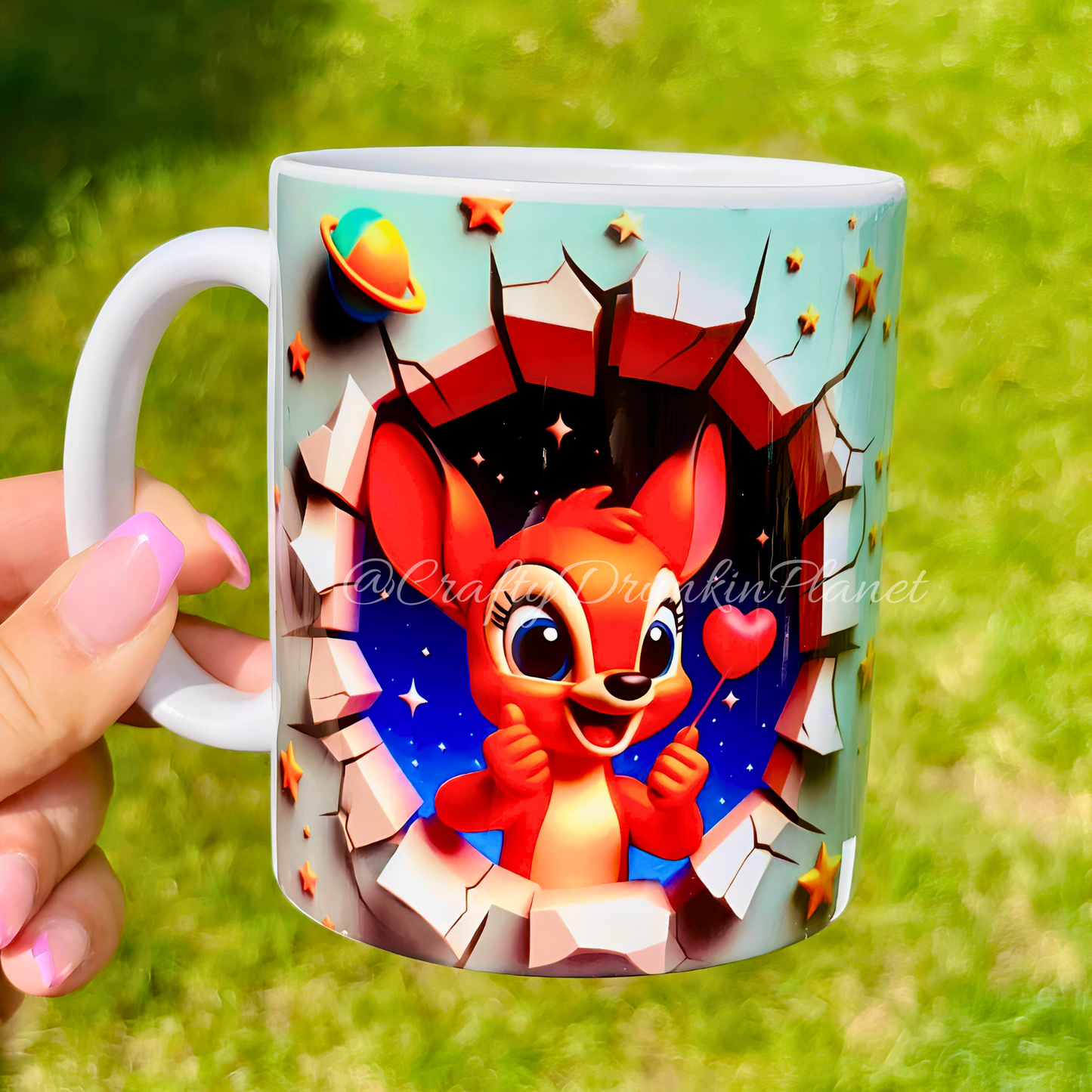 bambi design mug