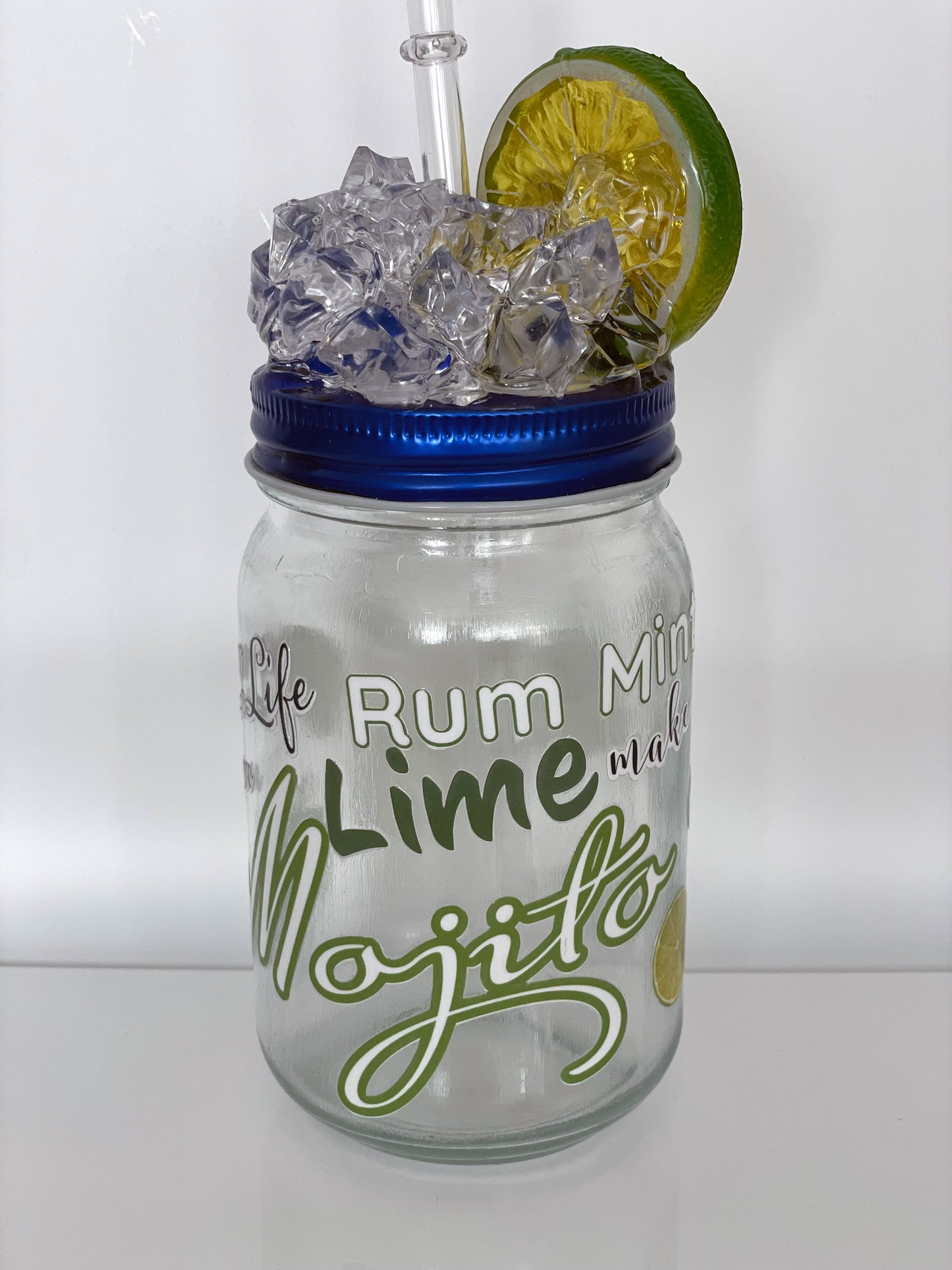 Iced Mojito - Glass Jar