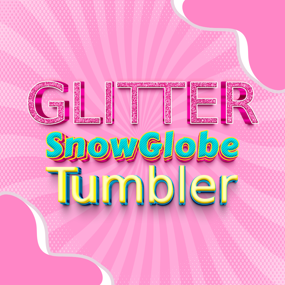 Glitter Snow Globe Tumbler