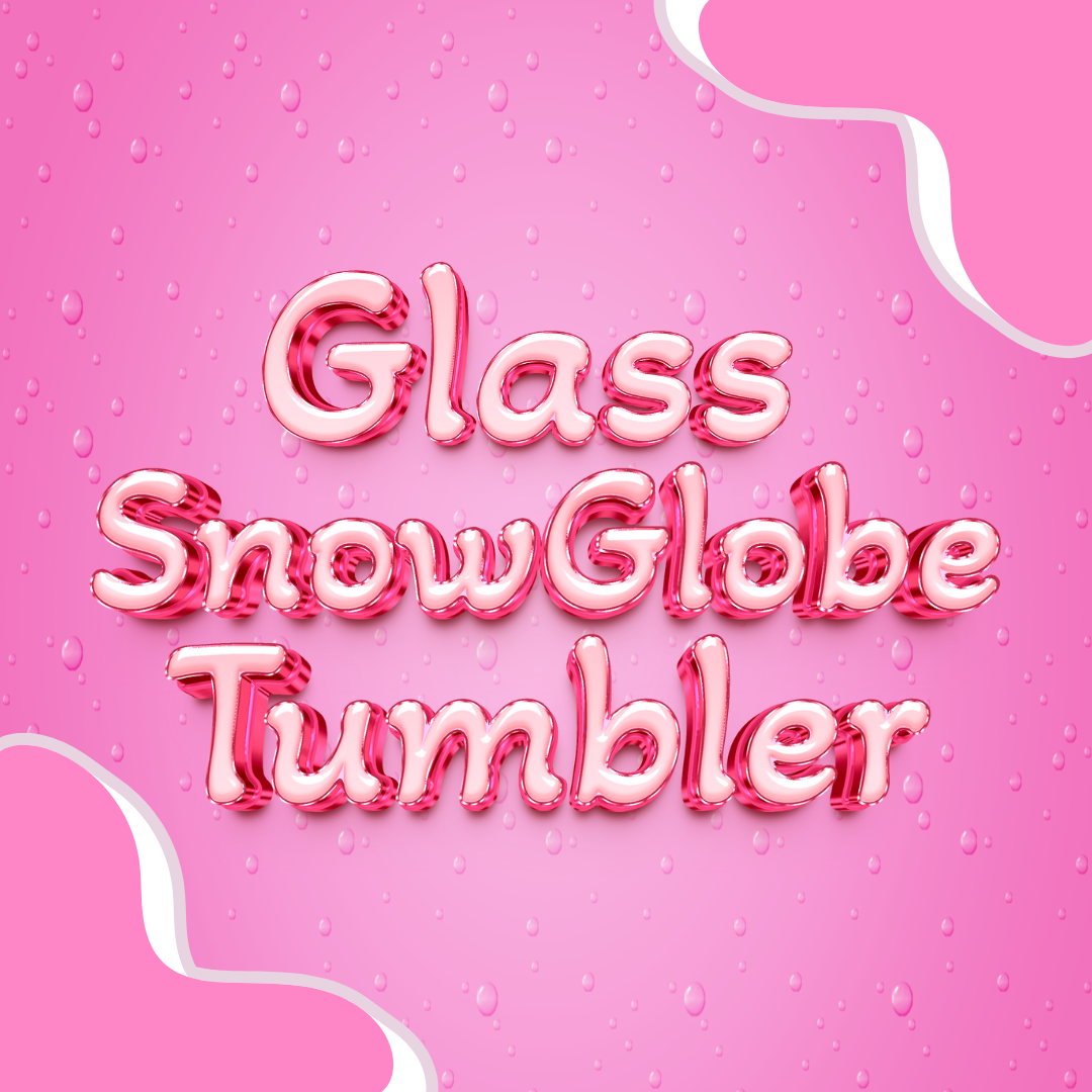 Glass Snow Globe Tumblers