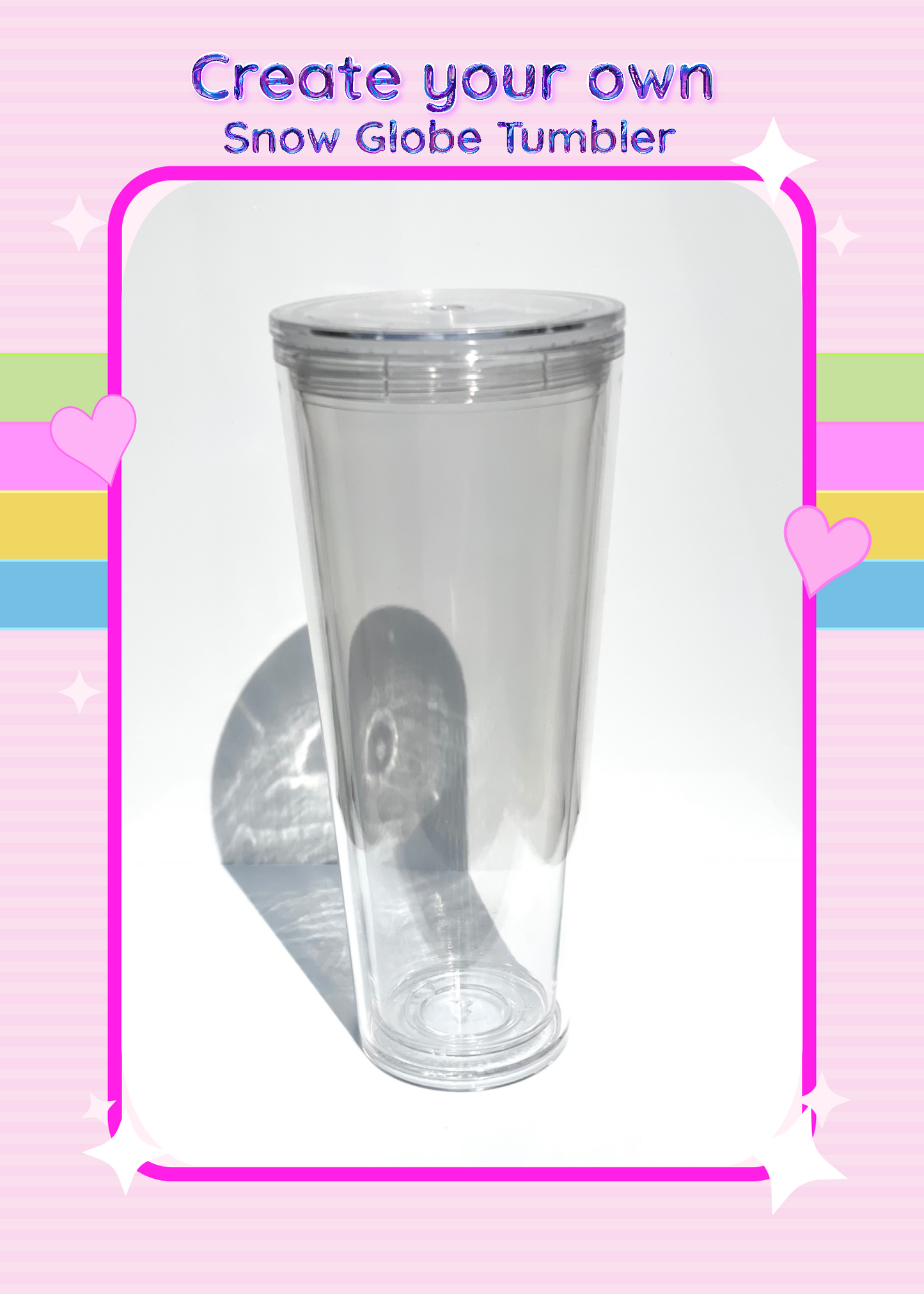 Cup Style for CUSTOM Snow Globe Tumbler