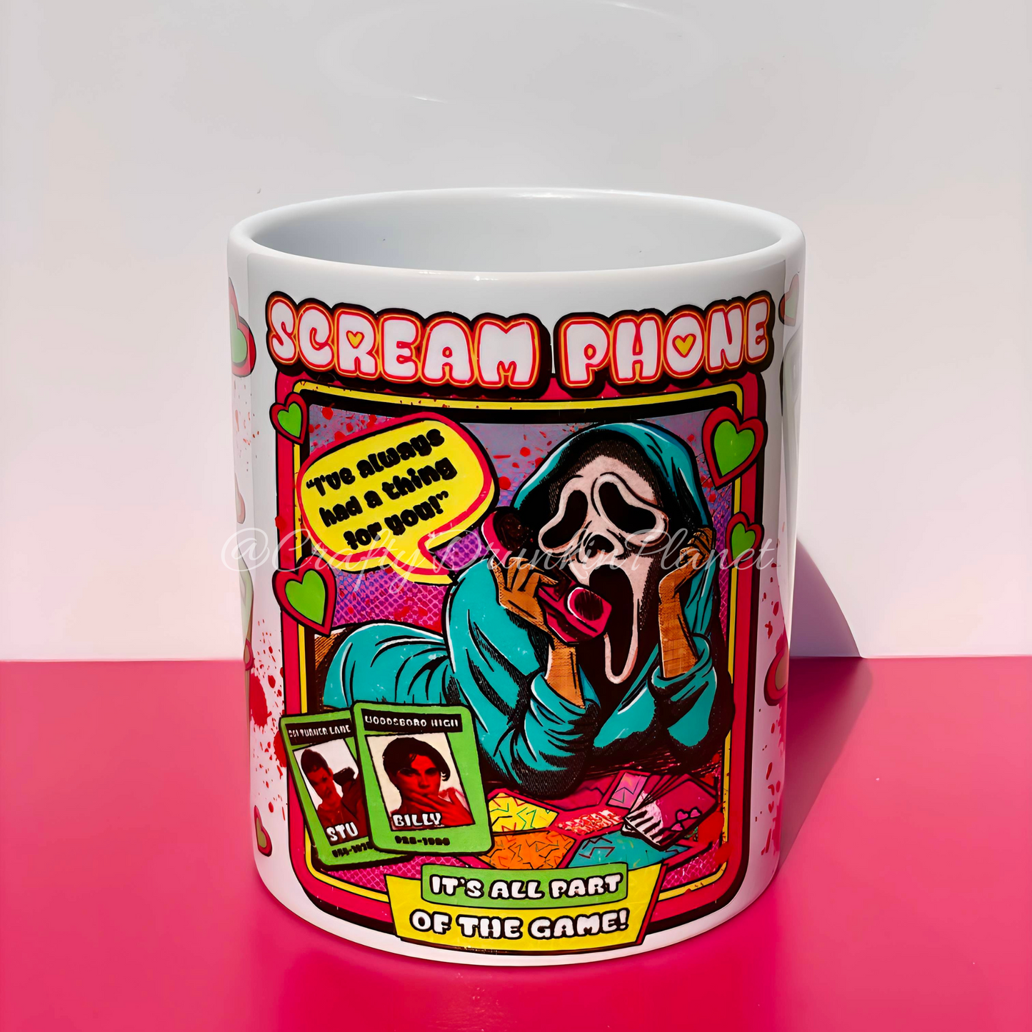 Scream Phone Mug