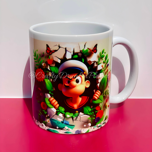 Popeye Character Mug