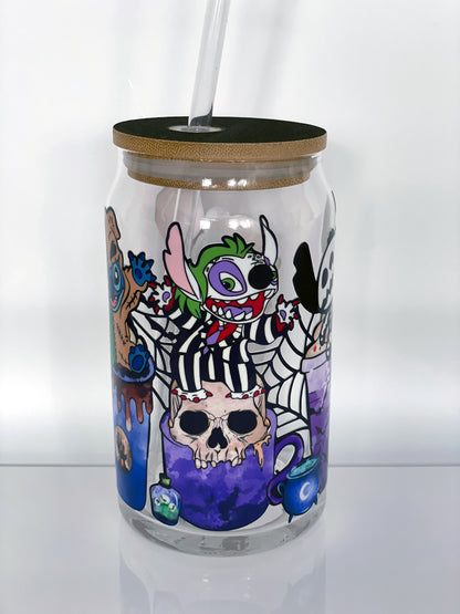 Scarry stitch Character - Libbey Glass Can