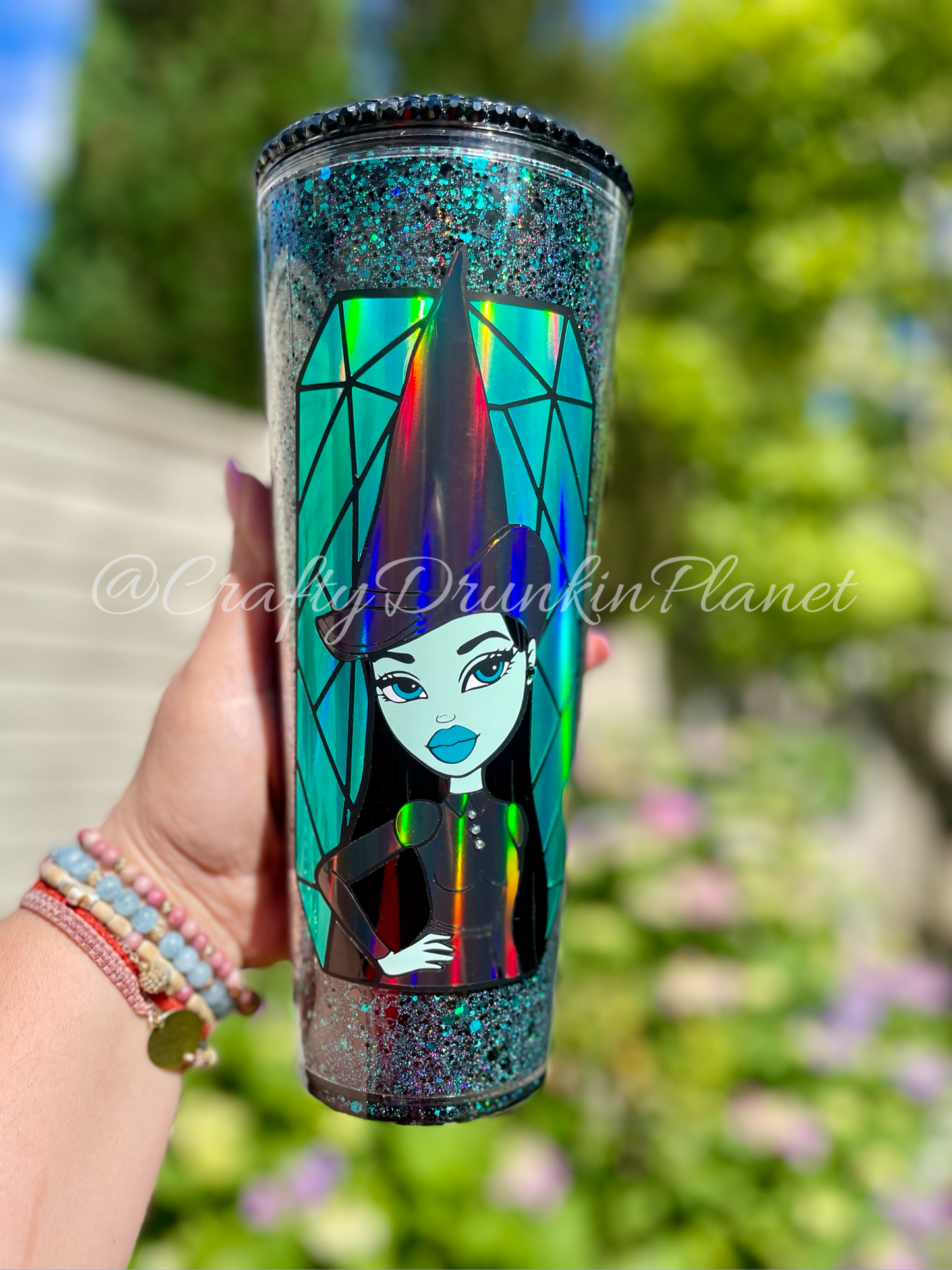 Elphaba x Bratz - no Snow Globe Tumbler