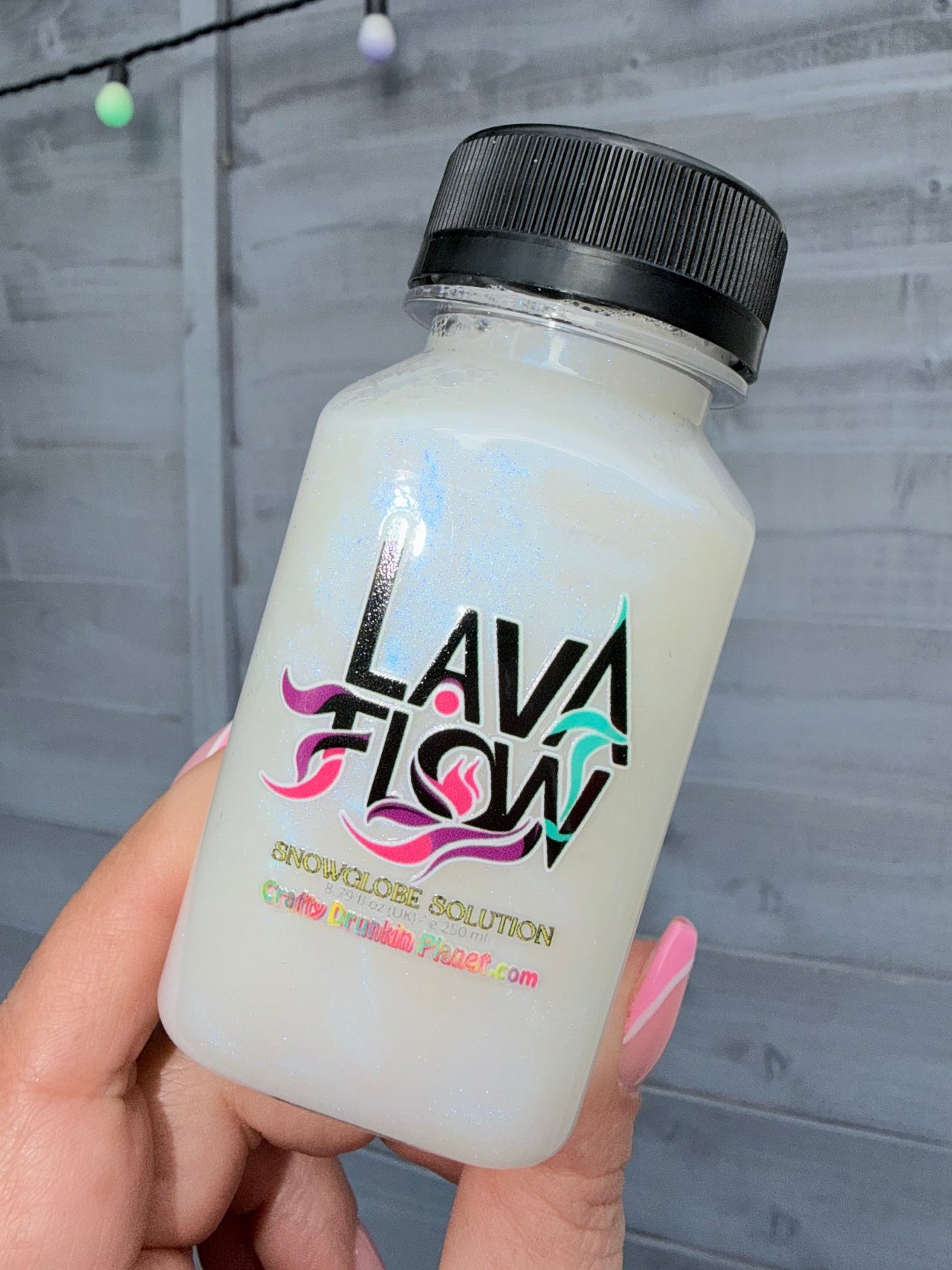 Bottle of Lava Flow Snow Lava Flow Solution product 