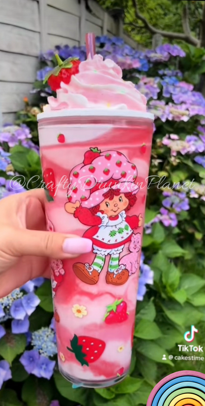 Strawberry Shortcake Colourful swirl tumbler