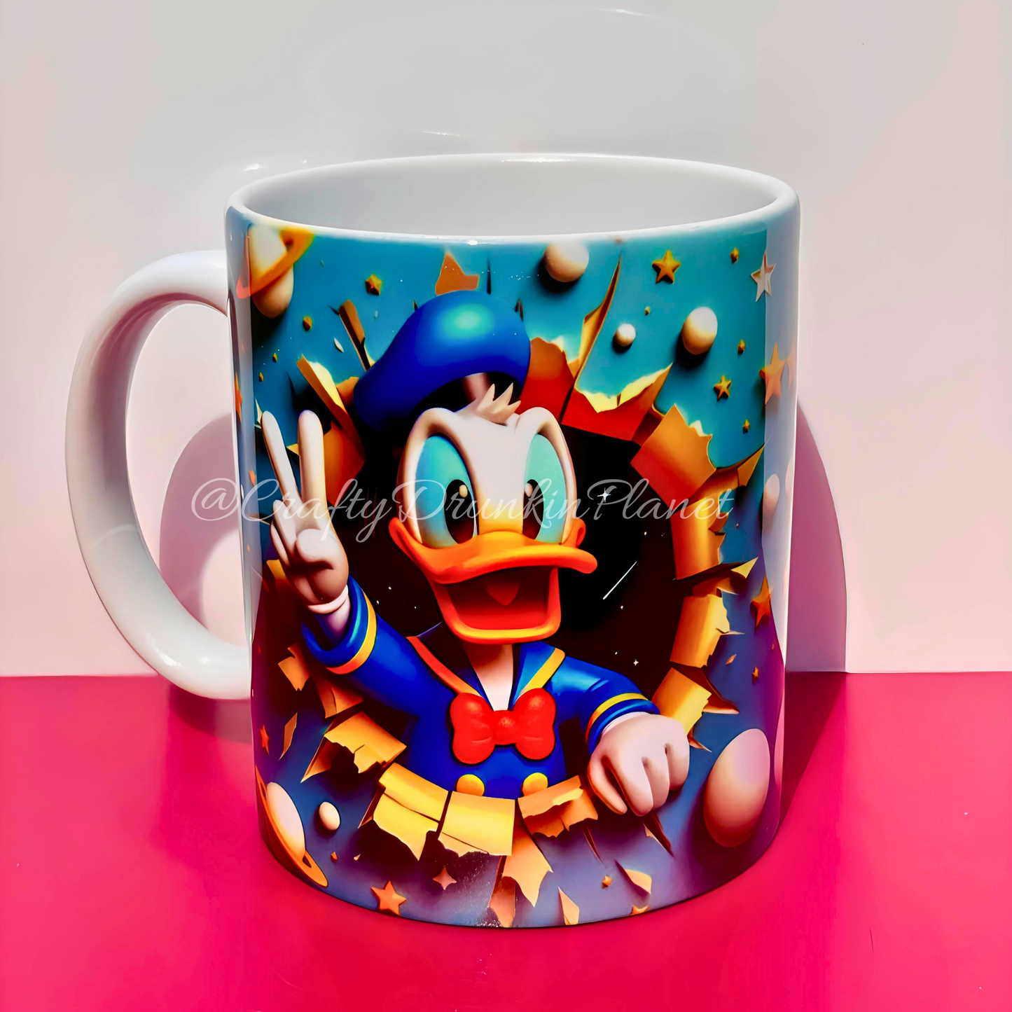 duck character mug.craftydrunkinplanet