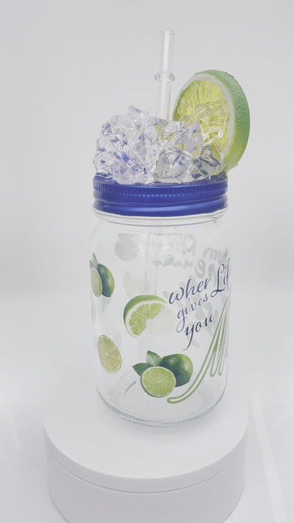 Iced Mojito - Glass Jar