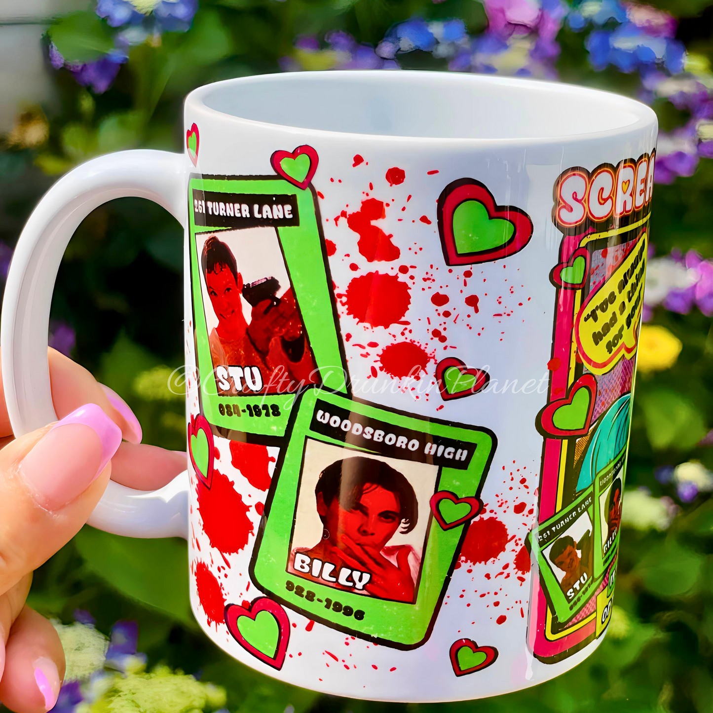 scream phone mug.craftydrunkinplanet