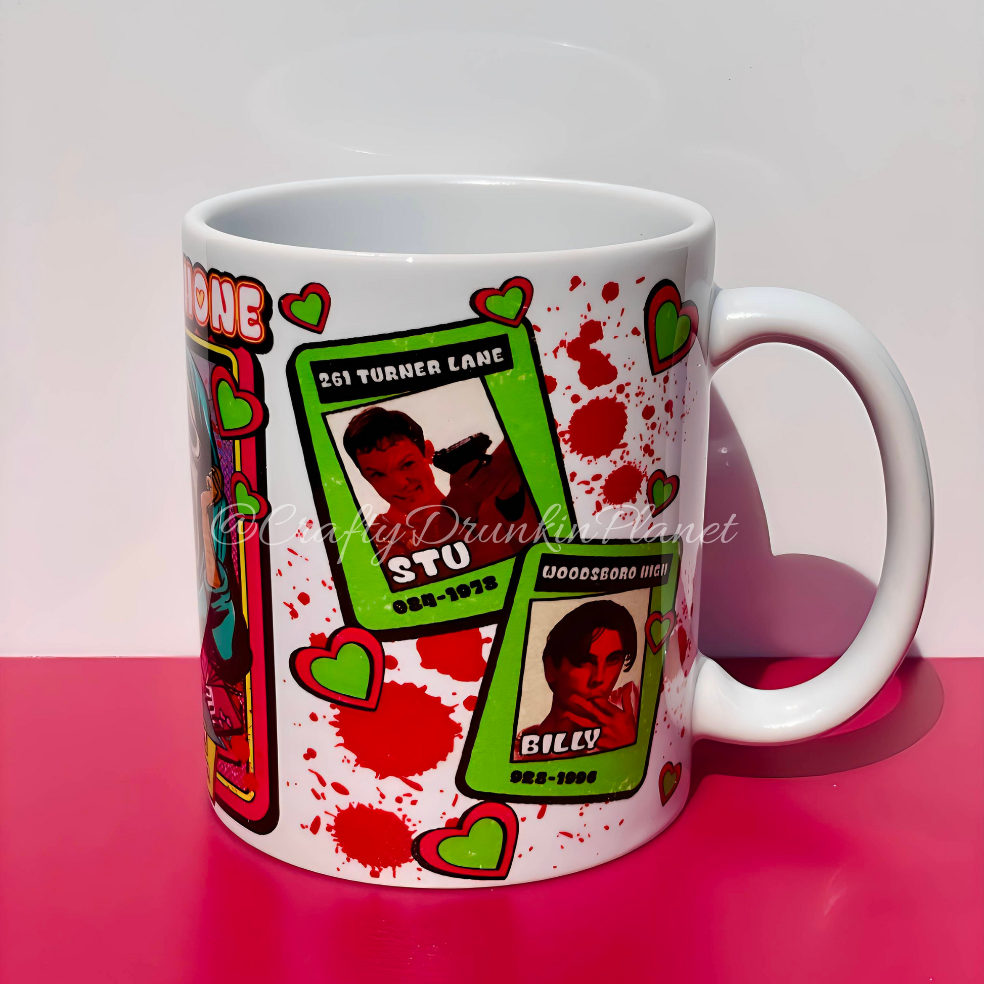 scream phone mug.craftydrunkinplanet