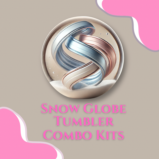 snow globe tumbler combo kits
