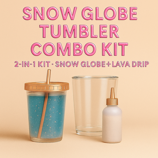 snow globe tumbler combo kit