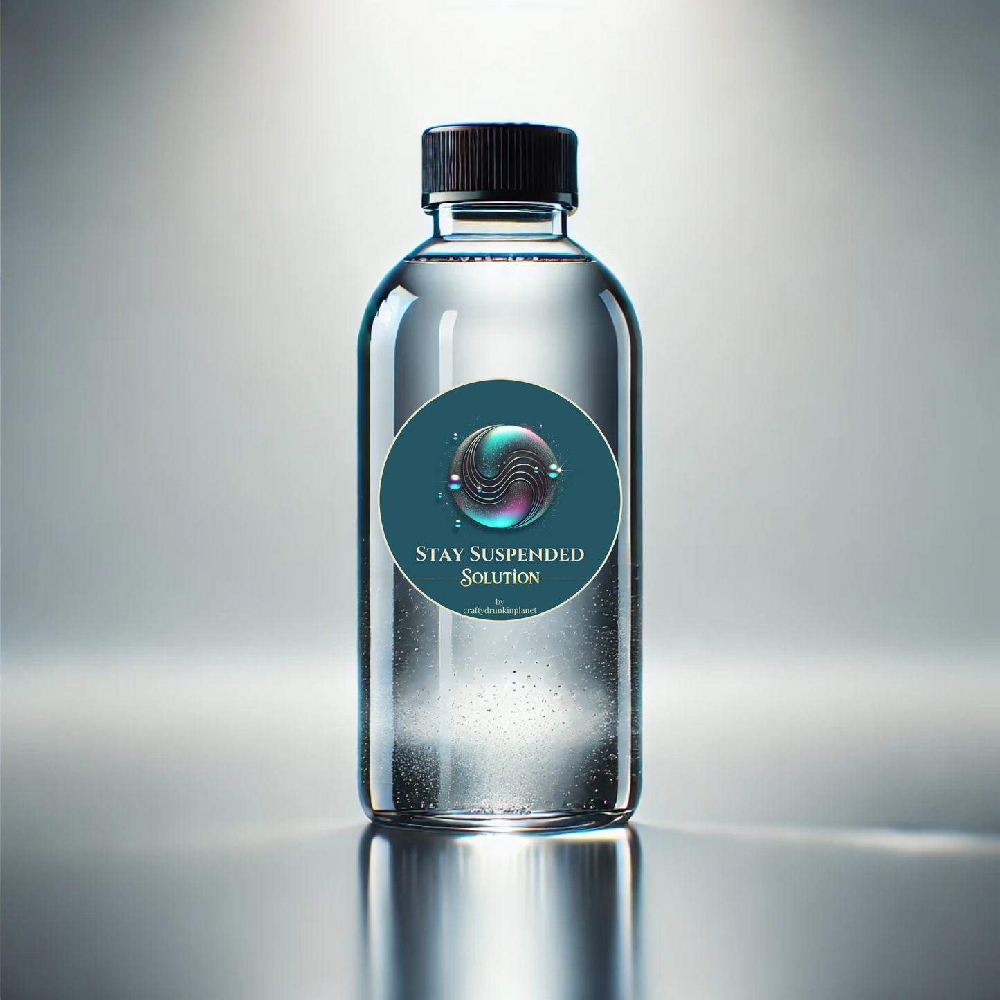 Stay still no flow solution for snow globe tumbler